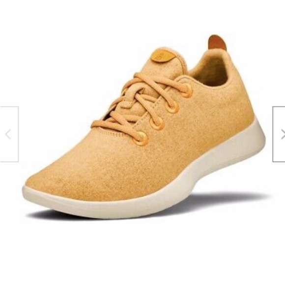 ALLBIRDS Wool Runners sneakers Tuke Yellow Comfort Shoes Women's 8 - Picture 2 of 10